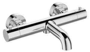 Invena Termora, termostatická vaňová batéria, chrómová, INV-BT-W1-001-V