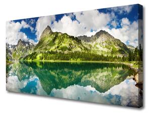 Obraz na plátne Hory jazero príroda 100x50 cm