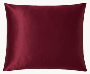 Hodvábna obliečka na vankúš Burgundy