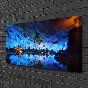 Obraz Canvas Jaskyňa svetlo ľadovec 100x50 cm