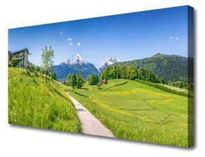 Obraz Canvas Hory lúka chodník údolí 100x50 cm