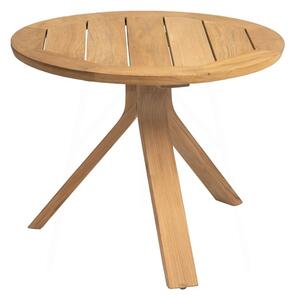 Stern Odkladací stolík Freddie, Stern, okrúhly 55x43 cm, rám teak, doska teak