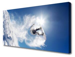 Obraz Canvas Snowboard šport sneh zima 100x50 cm