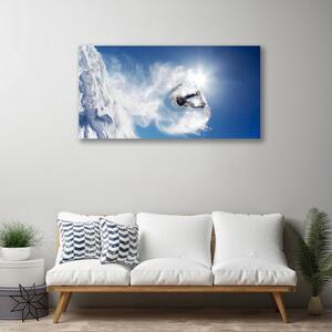 Obraz Canvas Snowboard šport sneh zima 100x50 cm
