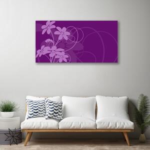 Obraz Canvas Abstrakcja kvety art 100x50 cm