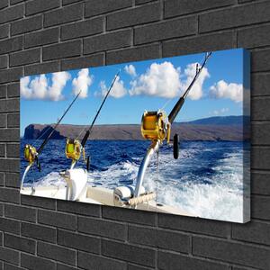 Obraz Canvas Rybárčenie more príroda 100x50 cm