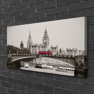 Obraz Canvas Most londýn big ben 100x50 cm