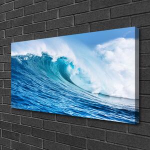 Obraz Canvas Vlny more nebo mraky 100x50 cm