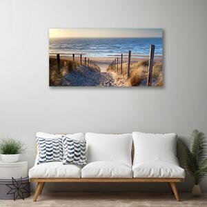 Obraz Canvas Pláž chodník krajina 100x50 cm
