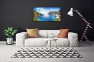 Obraz Canvas Záliv hory more príroda 100x50 cm