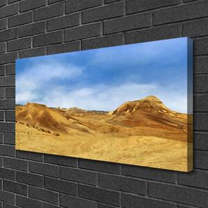Obraz Canvas Púšť vrcholky krajina 100x50 cm