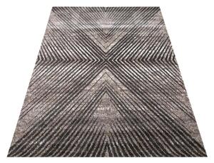 DY Hnedý koberec s geometrickým vzorom Panamero 14 Rozmer: 60x100 cm
