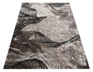 DY Hnedý koberec s abstraktným vzorom Panamero 11 Rozmer: 60x100 cm