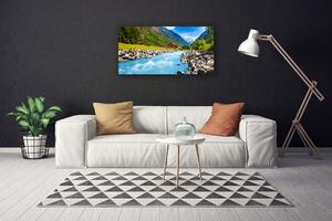 Obraz Canvas Hory rieka príroda 100x50 cm