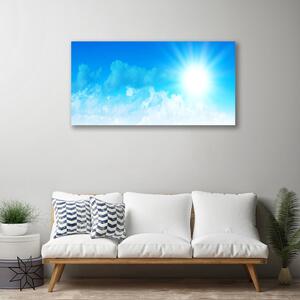 Obraz Canvas Slnko nebo krajina 100x50 cm