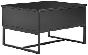 KONFERENČNÝ STOLÍK, čierna, kov, 70/40,5-65,5/60 cm Livetastic - Stolíky do obývačky, Online Only