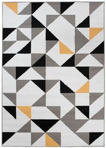 TA Koberec Z896A WHITE MAYA PP EYM Čierny Obdĺžnikový Rozmer: 80x150 cm