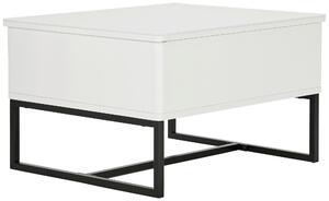 KONFERENČNÝ STOLÍK, čierna, biela, kov, 70/40,5-65,5/60 cm Livetastic - Stolíky do obývačky, Online Only