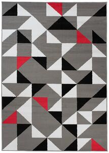 TA Koberec Z896D GRAY MAYA PP ESM Biely Obdĺžnikový Rozmer: 80x150 cm