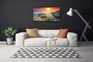 Obraz na plátne More slnko krajina 100x50 cm