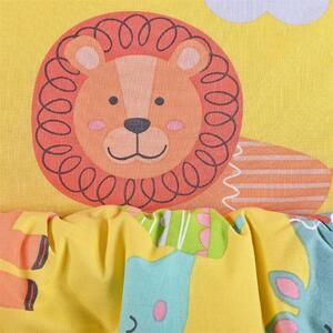 Obliečky detské Safari žlté EMI: Obliečka na vankúš valec malý