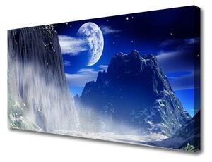 Obraz na plátne Hory noc príroda 125x50 cm