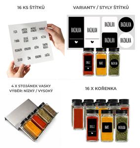 Orion Sada 16ks koreničiek BLACKEMBER 120ml + 4ks organizér na koreničky VASKY - NEREZ + sada 16ks štítkov