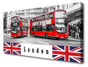 Obraz Canvas Londýn autobus umenie 100x50 cm