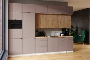 Kuchynská linka JANISA 320cm Kobe + dub artisan