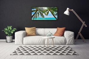 Obraz Canvas Palma strom more krajina 100x50 cm
