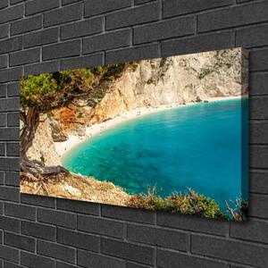 Obraz Canvas Záliv more skaly pláž 100x50 cm