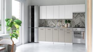 Kuchynská linka ALIMOS 240cm Biela + kamenny