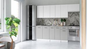 Kuchynská linka ALIMOS 240cm Biela + popol