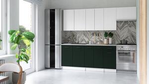 Kuchynská linka ALIMOS 240cm Biela + green