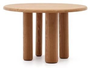 MUZZA Jedálenský stôl lenmai Ø 120 cm prírodný