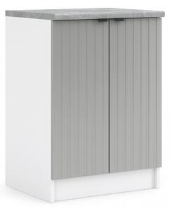 Kuchynská skrinka spodná 60 cm - LAM D60 2D - Dvierka CINDY
