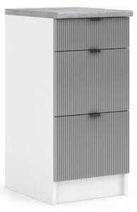 Kuchynská skrinka spodná 40 cm - LAM SZ40 3SZ - Dvierka NELA