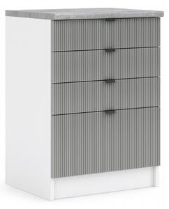 Kuchynská skrinka spodná 60 cm - LAM SZ60 4SZ - Dvierka NELA