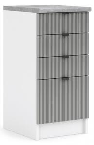 Kuchynská skrinka spodná 40 cm - LAM SZ40 4SZ - Dvierka NELA