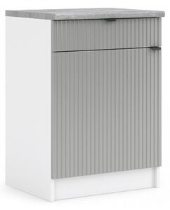 Kuchynská skrinka spodná 60 cm - LAM D60 1D1SZ - Dvierka GISEL