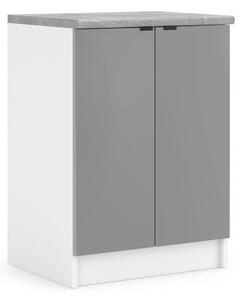 Kuchynská skrinka spodná 60 cm - LAM D60 2D - Dvierka Letty