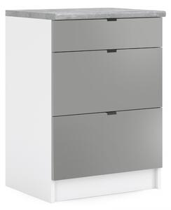 Kuchynská skrinka spodná 60 cm - LAM SZ60 3SZ - Dvierka LETTY