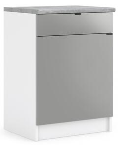 Kuchynská skrinka spodná 60 cm - LAM D60 1D1SZ - Dvierka LETTY