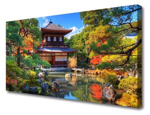 Obraz Canvas Záhrada japonsko krajina 125x50 cm