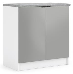 Kuchynská skrinka spodná 80 cm - LAM D80 2D - Dvierka Letty