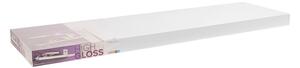 Domax, samonosná polica biela lesklá 80 x 24 cm