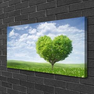 Obraz Canvas Strom srdce príroda 100x50 cm