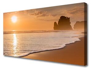 Obraz Canvas More pláž slnko krajina 125x50 cm