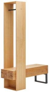 PREDSIEŇOVÝ NÁBYTOK, čierna, farba duba, 120/196/43 cm MID.YOU - Predsieňové zostavy & šatne, Online Only