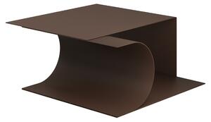 Odkladací stolík Glyph Alpha, Chocolate Brown – Hem